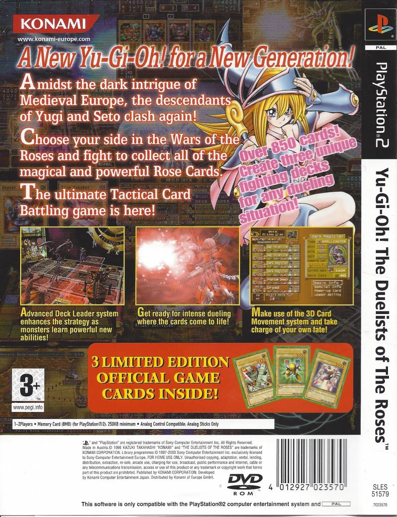yugioh duelist of the roses ps2 fusion list