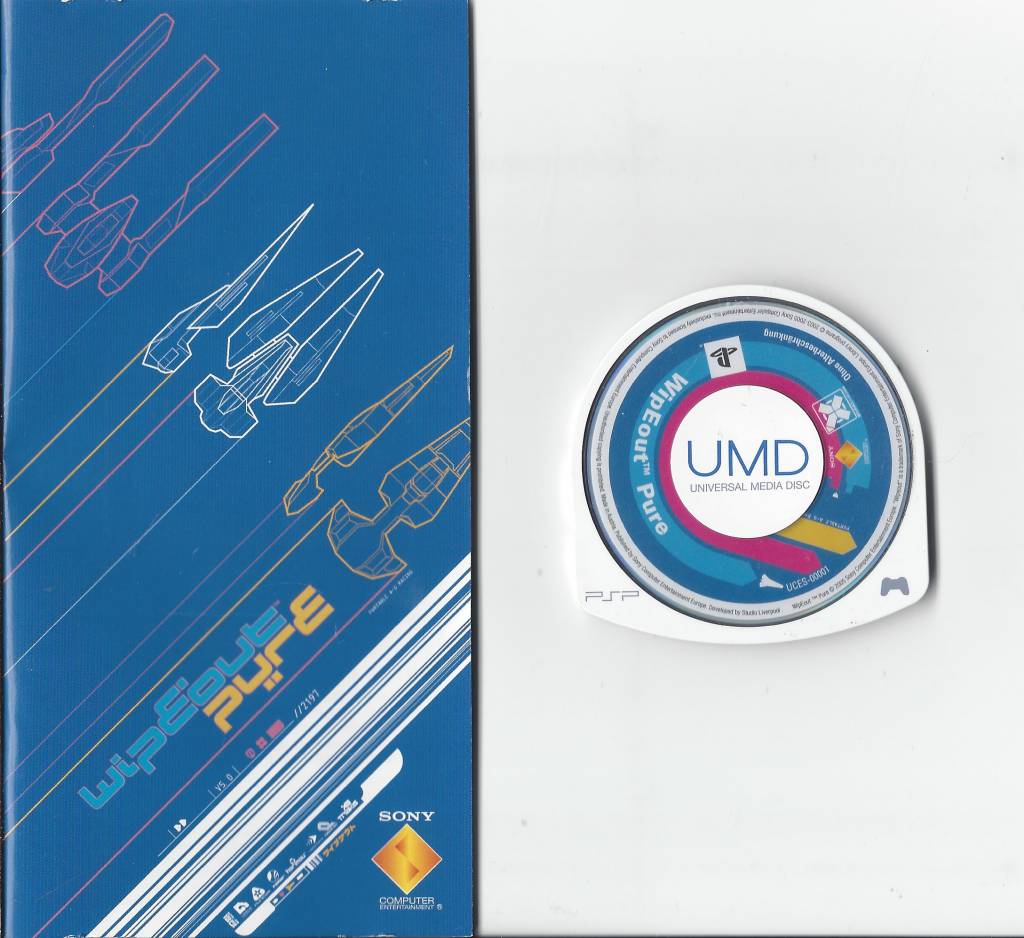 WIPEOUT PURE voor PSP - manual in Spanish Español