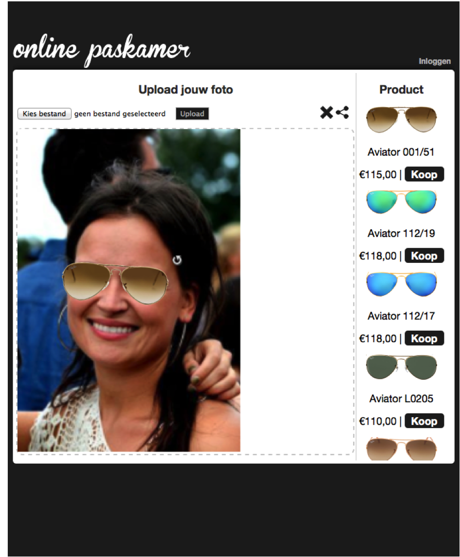 Bijwerken Pef Ondraaglijk Online paskamer voor zonnebrillen -