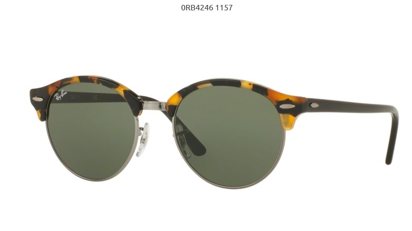 Ray-Ban Clubround - RB4246 1157 | Ray-Ban Zonnebrillen | Fuva.nl