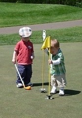 Junior golfers