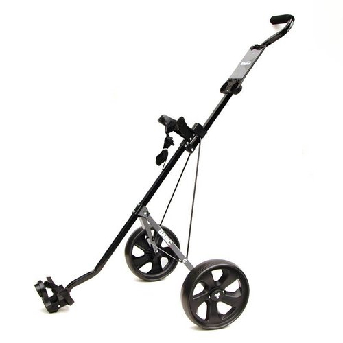 FastFold Basic Aluminium 2-wiels Golftrolley - Zwart FastFold Basic Aluminium 2-wiels Golftrolley - Zwart