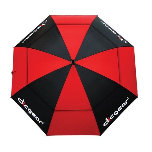 Clicgear 68 inch Double Canopy Golfparaplu - Rood Zwart Clicgear 68 inch Double Canopy Golfparaplu - Rood Zwart