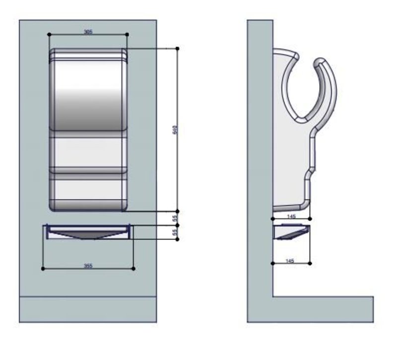 XXLselect Water Tray / Drip tray for Dyson Hand Dryer (Universal
