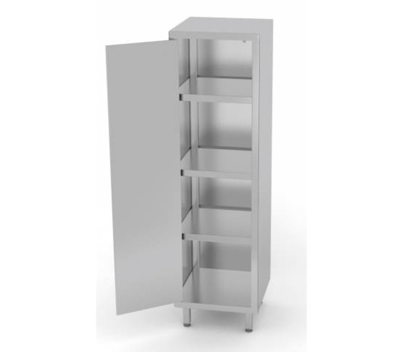 Lselect Stainless Steel Cabinet Swing Door 1 3 Shelves Heavy Stainless Steel Cabinet Swing Door 1 3 Shelves Heavy Duty 400x700x1800 H Mm Choice Of Widths