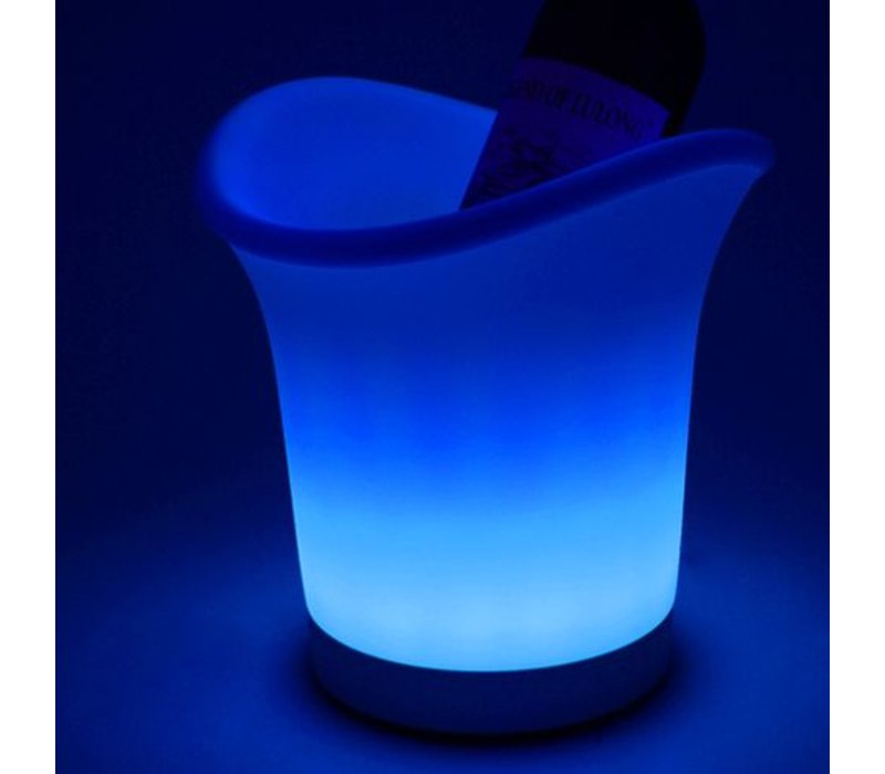 XXLselect Champagne/Wijnkoeler - Dubbelwandig Kunststof - Led ... XXLselect Champagne/Wijnkoeler - Dubbelwandig Kunststof - Led ...
