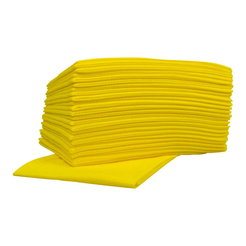 XXLselect Non-woven Cleaning Cloths Food | Yellow | 45 x 50cm | 10 x 25 ...