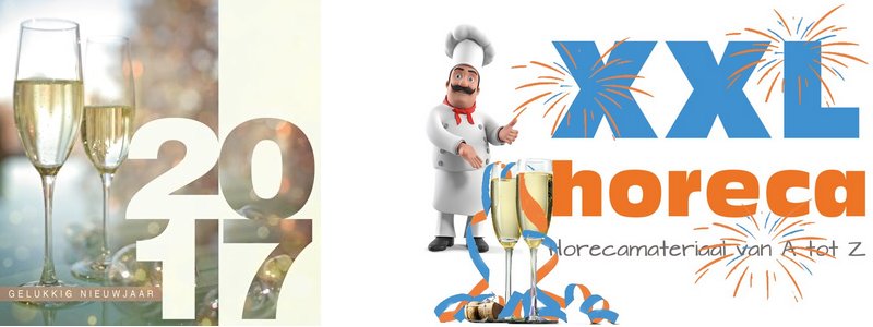 XXLhoreca wenst u een bruisend en productief 2017!