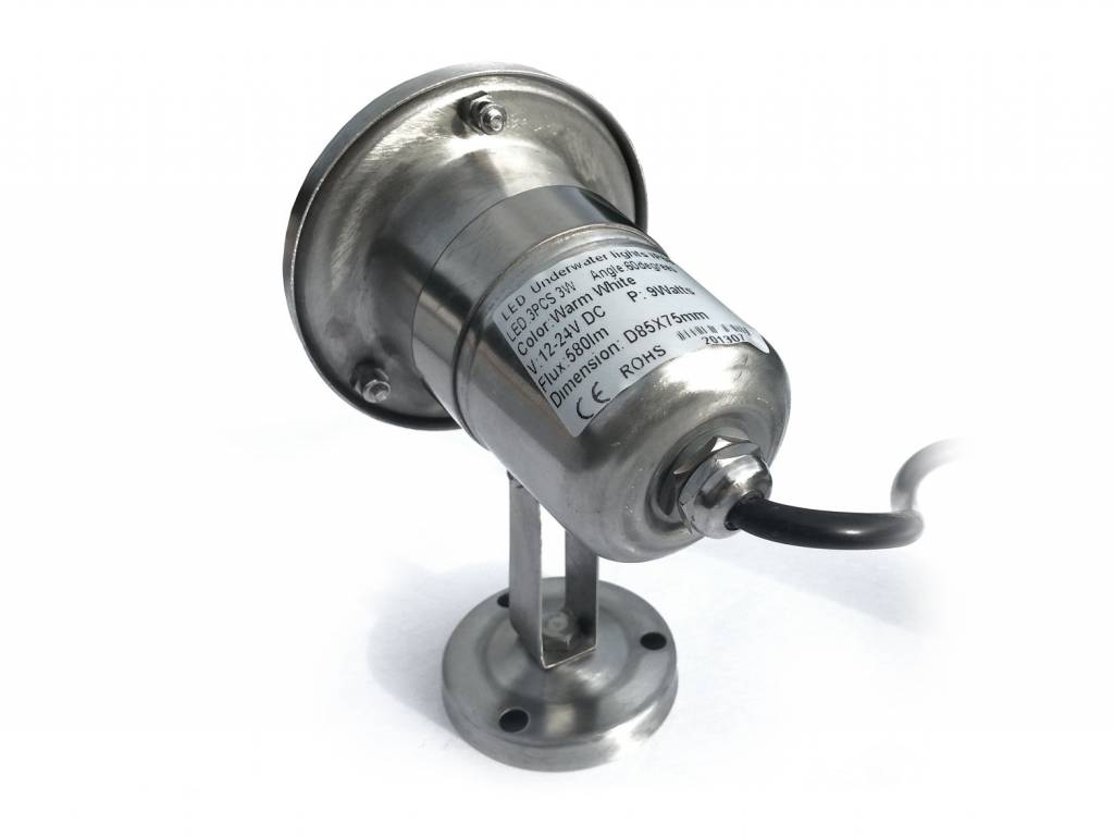 LED Outdoor Onderwater spot 9W warm wit IP68 - Ledhandel.nl LED Outdoor Onderwater spot 9W warm wit IP68 - Ledhandel.nl