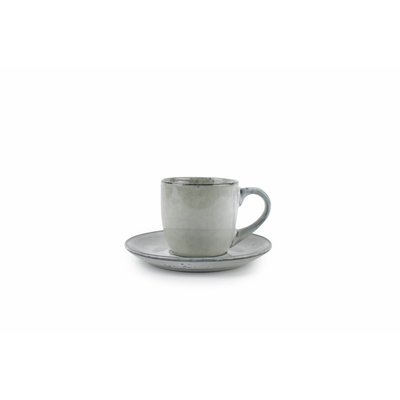 S&P ARTISAN kop en schotel 220 ml (groen) 850537 (set/4)