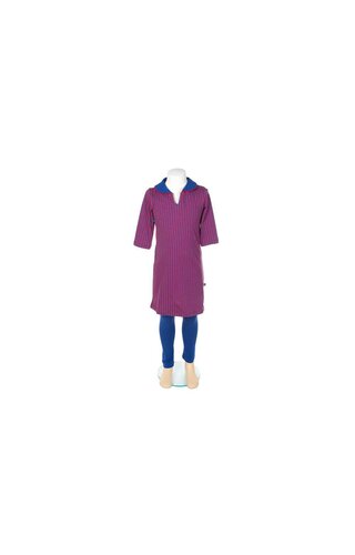 Froy & Dind Winterjurkje Milou Budapest rood blauw Froy & Dind Winterjurkje Milou Budapest rood blauw