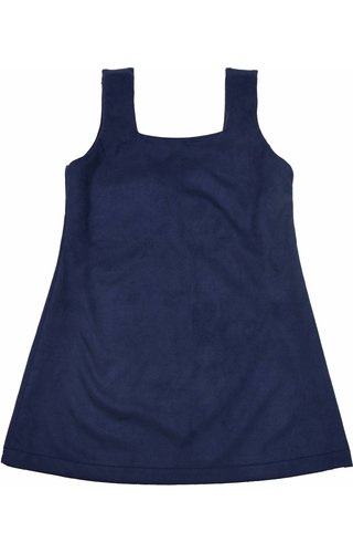 Soekartien Blauw suede jurkje Soekartien Blauw suede jurkje