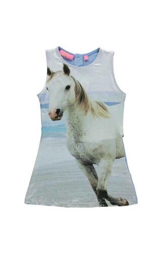 Very Lovely Girls - VLG Mouwloos paard jurkje Very Lovely Girls - VLG Mouwloos paard jurkje
