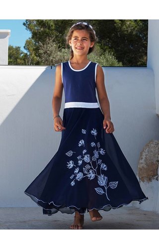 LoFff Maxi jurk blauw LoFff Maxi jurk blauw