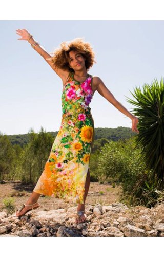 LavaLava Maxi jurk Maledives bloemen LavaLava Maxi jurk Maledives bloemen