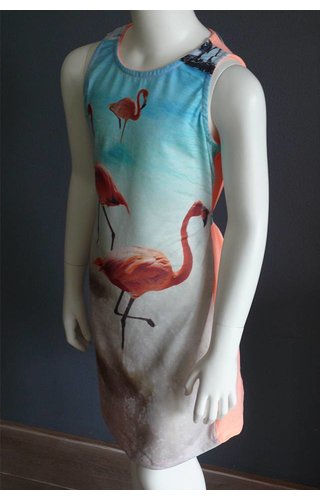 Very Lovely Girls - VLG Flamingo jurkje van VLG Very Lovely Girls - VLG Flamingo jurkje van VLG
