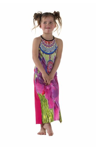 LavaLava Zomerjurk 'Laos' maxidress pinks LavaLava Zomerjurk 'Laos' maxidress pinks