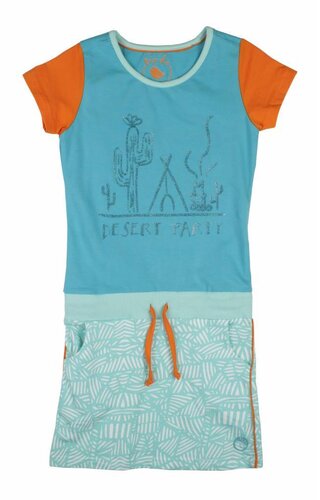 Birds by D-rak Desert Party jurkje blauw Birds by D-rak Desert Party jurkje blauw