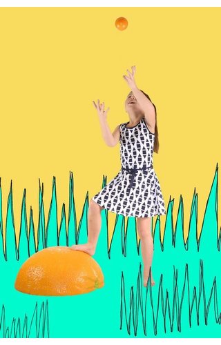 Happy nr 1 Honinggraat jurkje met wijde rok, zomer 2018 Happy nr 1 Honinggraat jurkje met wijde rok, zomer 2018