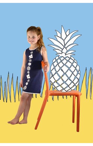 Happy nr 1 Bloemenjurkje blauw wit, zomer 2018 Happy nr 1 Bloemenjurkje blauw wit, zomer 2018