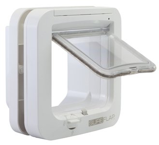 Sure Petcare SureFlap kattenluik microchip gestuurd wit