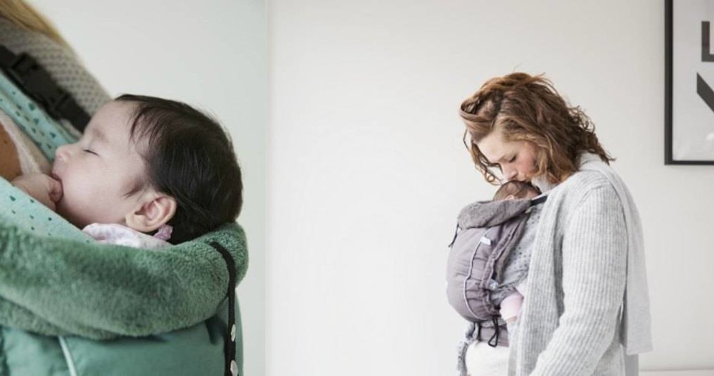 Snoozebaby draagzak, een heerlijke babydrager voor newborns.