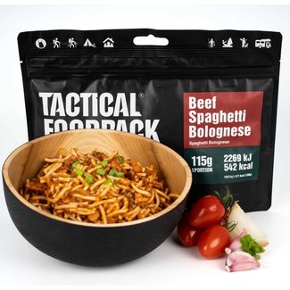 Real Turmat Pasta Bolognese - 525 kcal - 122g - Freeze Dried Meal - Applied  Store Tactical - Tactical & Outdoor Gear