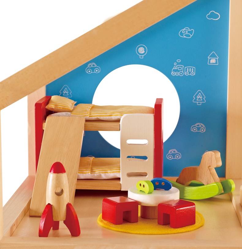 Hape Poppenhuis Slaapkamer Kinderen | Bestel Eenvoudig! - Het Houten ... Hape Poppenhuis Slaapkamer Kinderen | Bestel Eenvoudig! - Het Houten ...