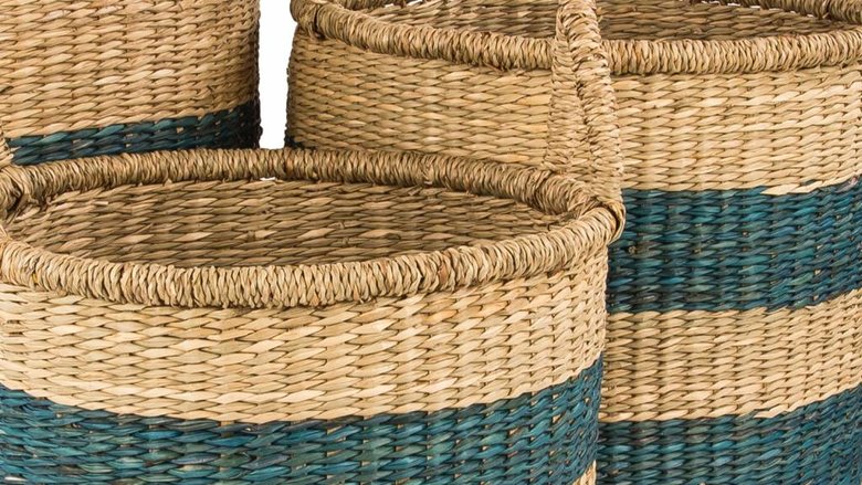 Broste Copenhagen mand 'Ruth' naturel/blauw