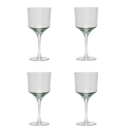 Hubsch wijnglazen rode wijn - helder glas - set van 4 Hubsch wijnglazen rode wijn - helder glas - set van 4