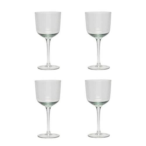 Hubsch wijnglazen witte wijn - helder glas - 4st. Hubsch wijnglazen witte wijn - helder glas - 4st.