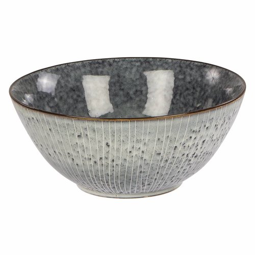 Broste Copenhagen schaal wit/blauw aardewerk Broste Copenhagen schaal wit/blauw aardewerk