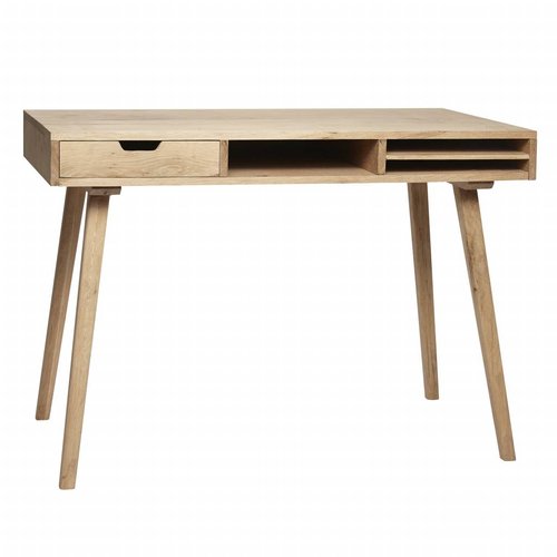 Hubsch Bureau eikenhout met lade Hubsch Bureau eikenhout met lade