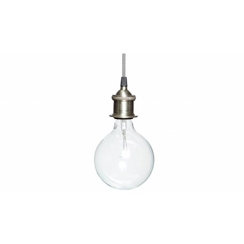 Hubsch fitting/hanglamp zilver metaal Hubsch fitting/hanglamp zilver metaal