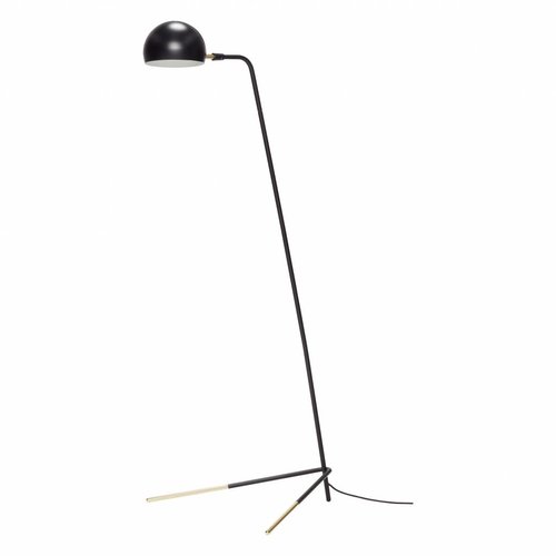 Hubsch vloerlamp zwart/goud metaal Hubsch vloerlamp zwart/goud metaal