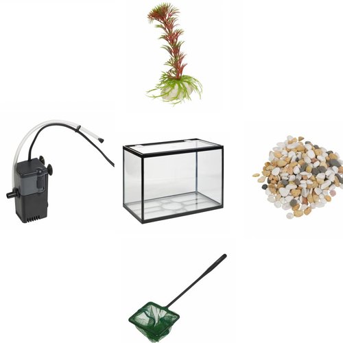 Fish Compleet aquarium set 18 liter (5 delig) Fish Compleet aquarium set 18 liter (5 delig)