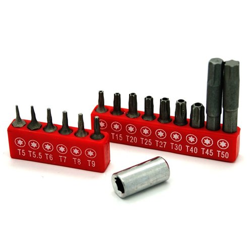 Hofftech Bitset Torx Chroom Vanadium (16 delig) Hofftech Bitset Torx Chroom Vanadium (16 delig)