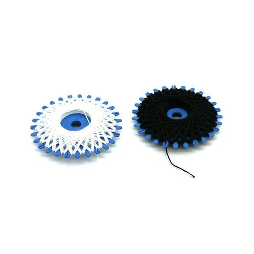 Hofftech IJzergaren extra sterk 2 delig zwart / wit Hofftech IJzergaren extra sterk 2 delig zwart / wit