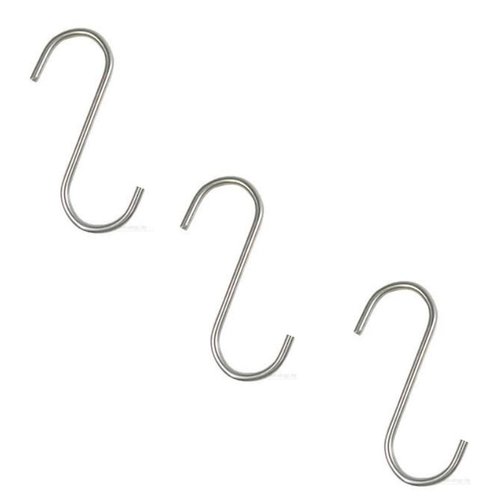 Hofftech S-Haak Chroom / 100 mm (3 stuks) Hofftech S-Haak Chroom / 100 mm (3 stuks)