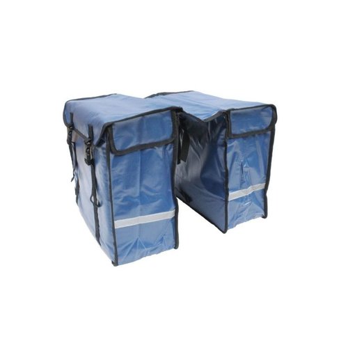 Lastpak Dubbele Fietstas 46 Liter Bisonyl Blauw Lastpak Dubbele Fietstas 46 Liter Bisonyl Blauw