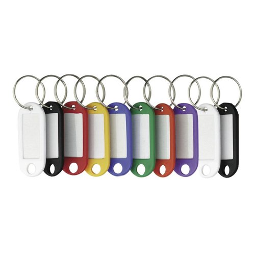 K-parts Sleutellabels Plastic 10 Stuks (assortiment) K-parts Sleutellabels Plastic 10 Stuks (assortiment)