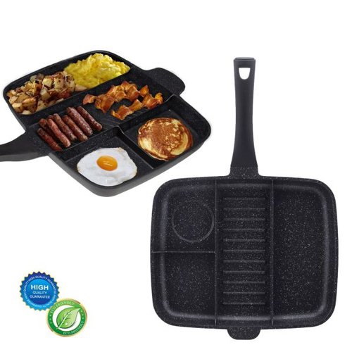 Royalty Line Multi Grillpan Marmeren Coating Royalty Line Multi Grillpan Marmeren Coating