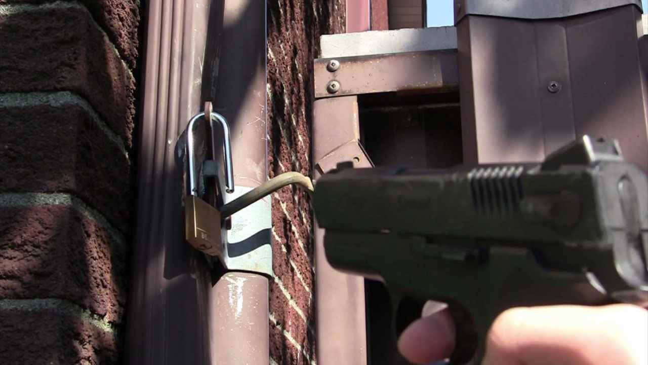 Hangslot Openschieten