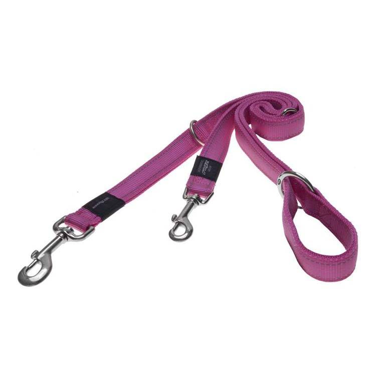 Afbeelding Rogz for dogs fanbelt multipurpose lijn roze door Petsonline