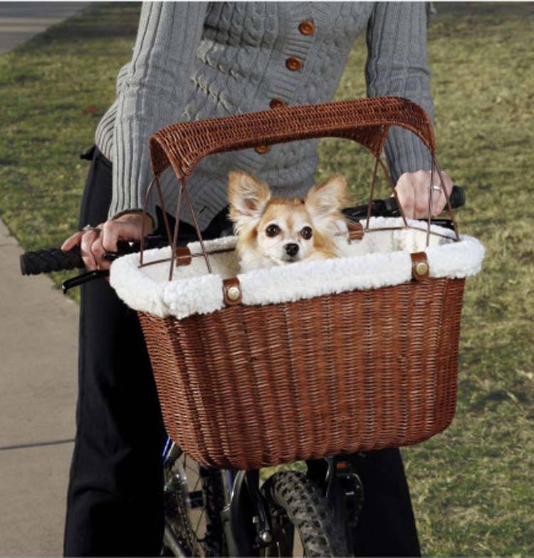 Afbeelding Solvit Pet Bicycle Basket Wicker door Petsonline