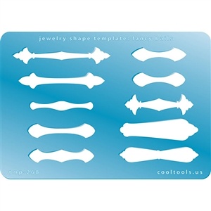 jewelry shape templates fancy bails zandstormshop