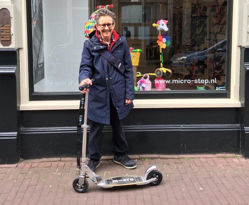 Ouderen blijven fitter door te steppen