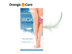 Orange Care Wax Strips Legs & Body