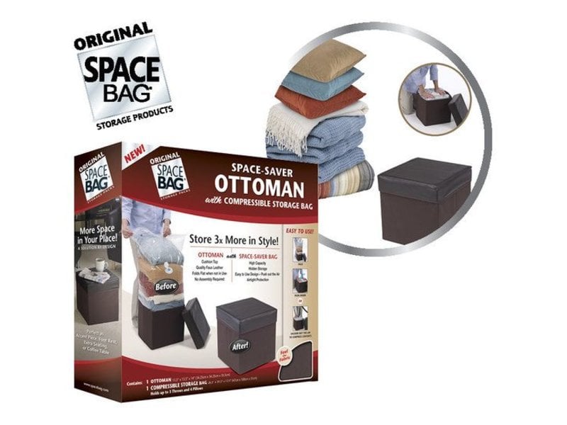 Opberg Poef Space Bag Ottoman
