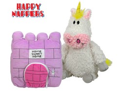Happy Nappers Knuffelkussen Eenhoorn
